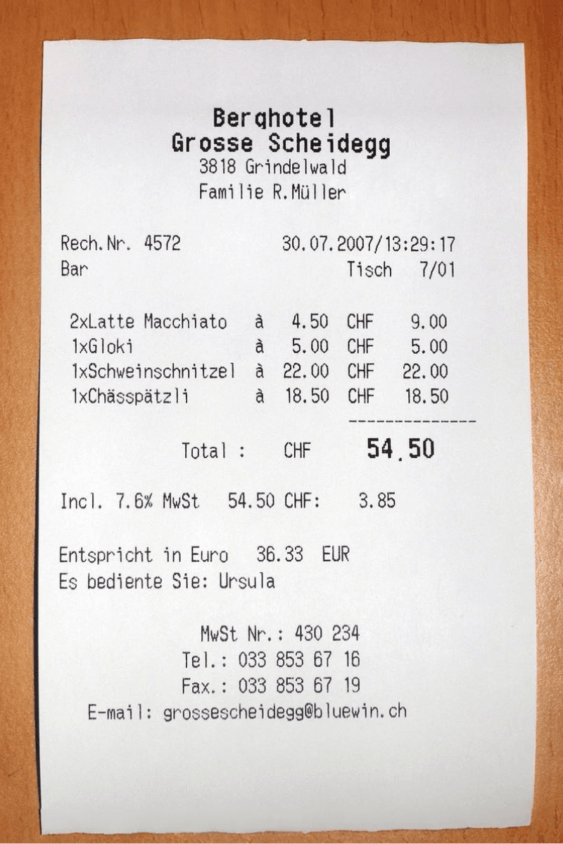 Receipt OCR scanner - convert paper receipts to Excel spreadsheets